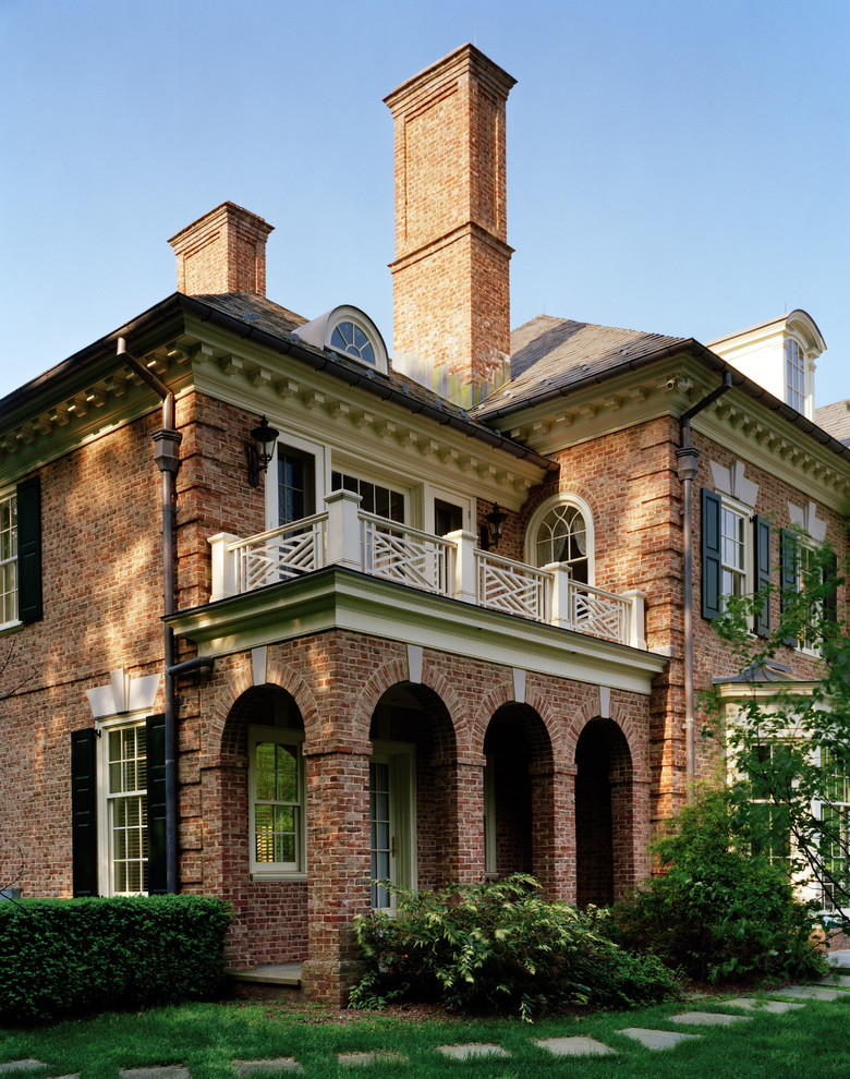 traditional red brick exterior