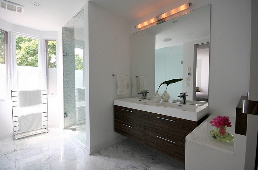Install Frameless Mirrors, How To Hang A Large Frameless Bathroom Mirror